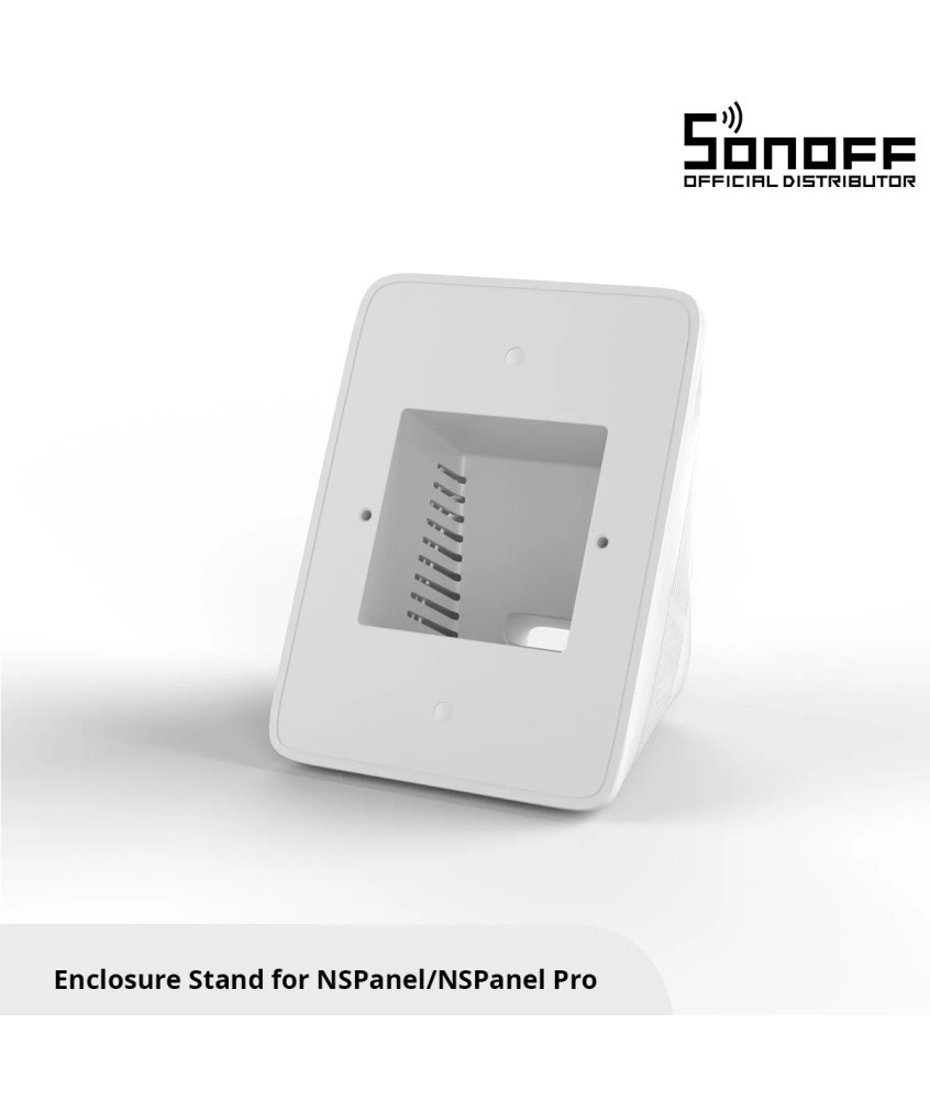 GloboStar® 80076 SONOFF StandB Enclosure Stand for NSPanel Pro or NSPanel White - Βάση για NSPanel Pro η NSPanel Λευκό